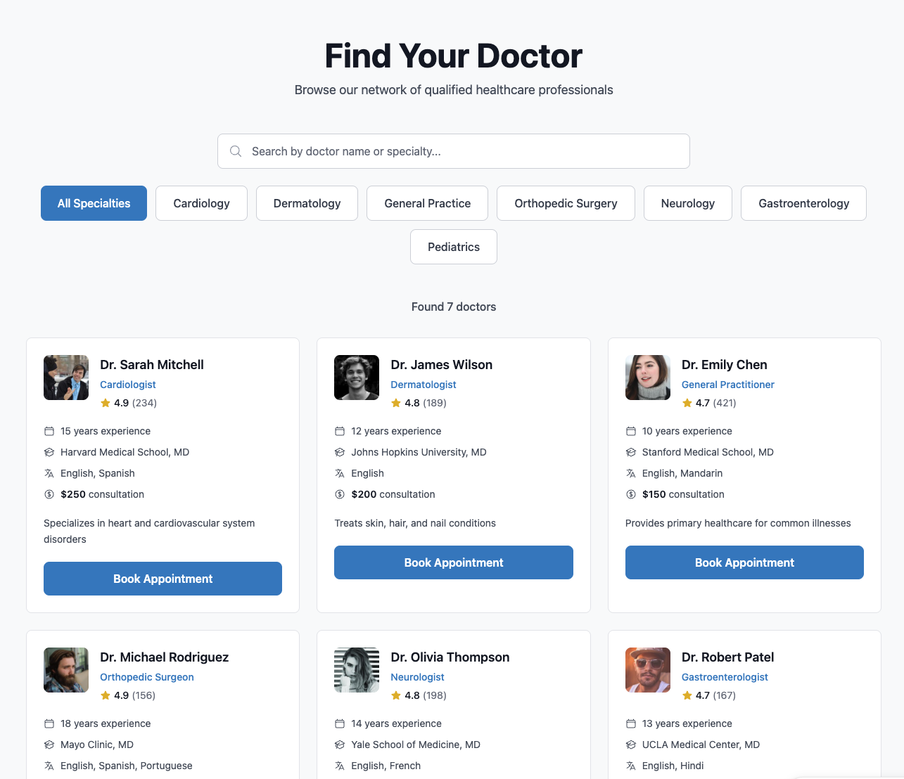 MedBook - System rezerwacji medycznych