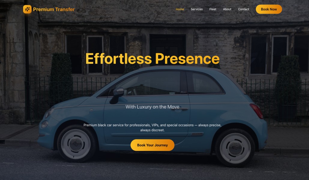 Transfer Service Website